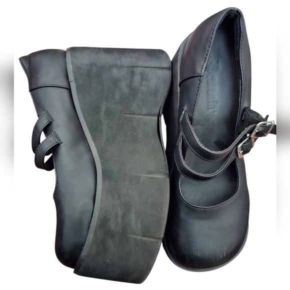 Demonia Shoes - Demonia Black Platform Mary Jane Shoes